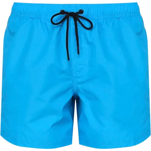 Hellblaue Nylon-Shorts-Kostüm , Herren, Größe: XL - Sundek - Modalova
