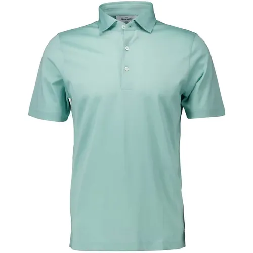 Cotton Polo Shirt Regular Fit , male, Sizes: 4XL, L, 2XL, 3XL, XL, M, S - Gran Sasso - Modalova