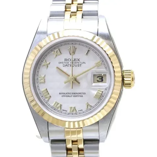 Pre-owned Metal watches , female, Sizes: ONE SIZE - Rolex Vintage - Modalova