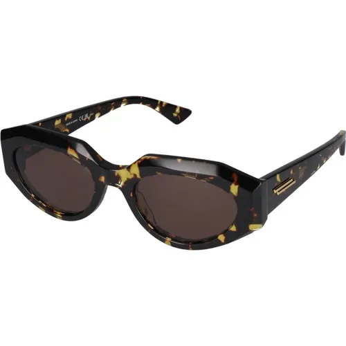 Stylische Sonnenbrille BV1031S,/Grey Sunglasses,/ Sunglasses BV1031S, Sunglasses BV1031S,/Grey Sunglasses,Stylish Sunglasses in Havana/ - Bottega Veneta - Modalova