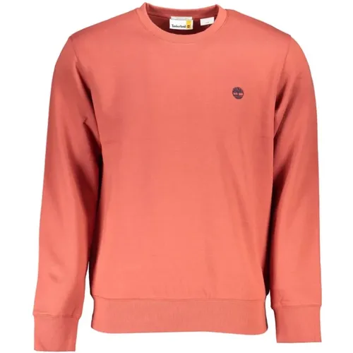 Chic Pink Fleece Sweatshirt , male, Sizes: S, 2XL - Timberland - Modalova