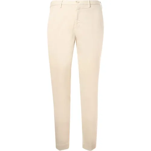 Trousers Cream , male, Sizes: 3XL, 4XL - Incotex - Modalova