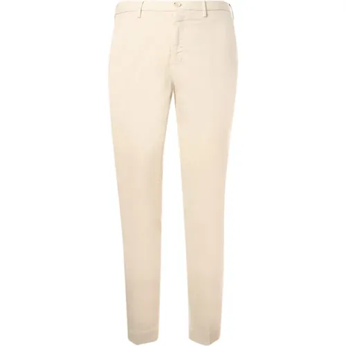 Trousers Cream , male, Sizes: 3XL, XL, 4XL, L, M, 2XL - Incotex - Modalova