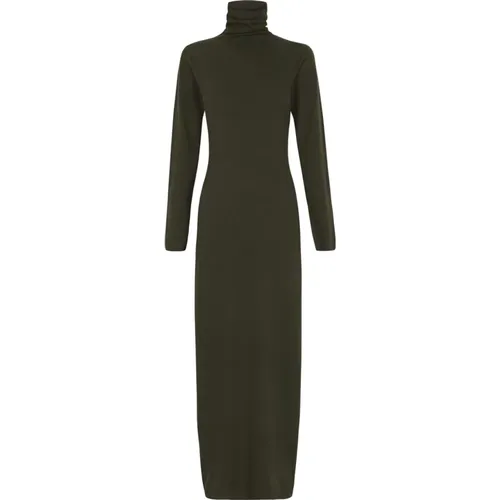 Gajo, pine-colored knit dress , female, Sizes: S, L, M, XL, 2XL - Cortana - Modalova