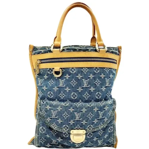 Pre-owned Denim shoulder-bags , female, Sizes: ONE SIZE - Louis Vuitton Vintage - Modalova