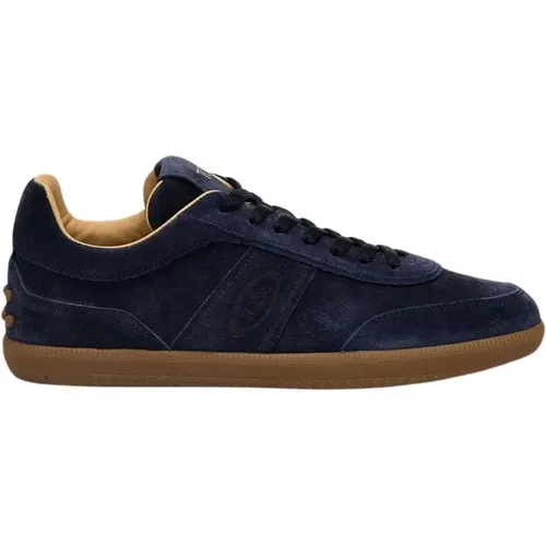 Suede Sneakers , male, Sizes: 5 UK - TOD'S - Modalova