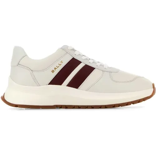 Weiße Ledersneakers , Herren, Größe: 40 EU - Bally - Modalova