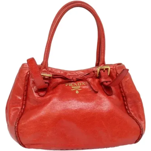 Pre-owned Leather prada-bags , female, Sizes: ONE SIZE - Prada Vintage - Modalova