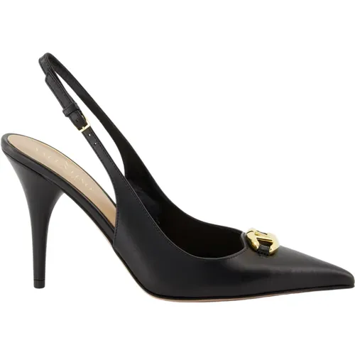 VLogo The Bold Leather Pumps , female, Sizes: 6 UK, 4 UK, 5 1/2 UK, 3 UK - Valentino Garavani - Modalova