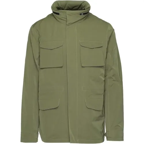 Frühling/Sommer Herren Parka , Herren, Größe: L - Aquascutum - Modalova