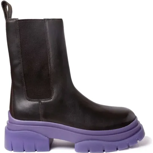 Storm Lace Up Leather Boots , male, Sizes: 8 UK - Ash - Modalova