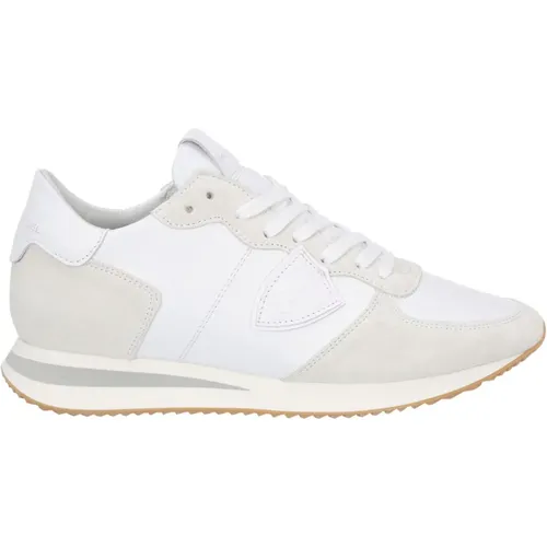 Weiße Trpx Low Top Sneakers , Damen, Größe: 42 EU - Philippe Model - Modalova