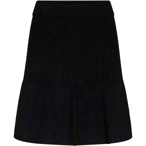 Ribbed Crop Bell Skirt , female, Sizes: M - Co'Couture - Modalova