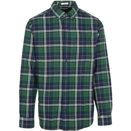 Soft Flannel Shirt , male, Sizes: 2XL, L, M - Gant - Modalova