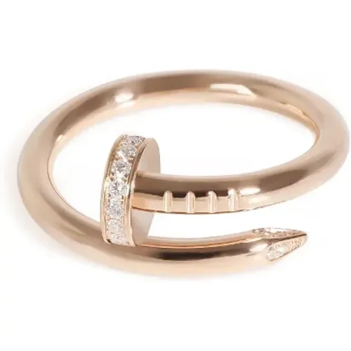 Pre-owned Rose Gold rings , female, Sizes: ONE SIZE - Cartier Vintage - Modalova