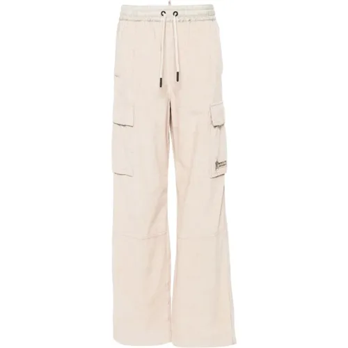 Corduroy Cargo Trousers , female, Sizes: S, XS - Moncler - Modalova