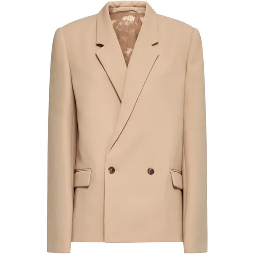 Double-Breasted Blazer , female, Sizes: S - Wardrobe.nyc - Modalova