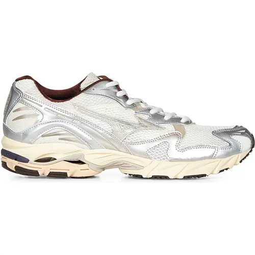 White Sneakers with Wave Technology , male, Sizes: 7 1/2 UK, 4 1/2 UK, 9 UK, 10 1/2 UK, 10 UK, 9 1/2 UK, 6 UK - Mizuno - Modalova