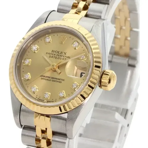 Pre-owned Stainless Steel watches , female, Sizes: ONE SIZE - Rolex Vintage - Modalova