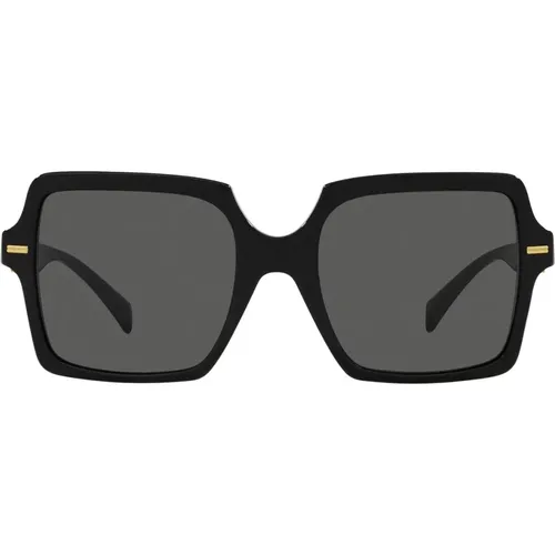 Square Sunglasses Ve4441 Gb1/87 , female, Sizes: 55 MM - Versace - Modalova