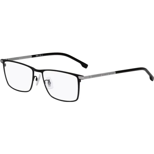 Matte Schwarze Sonnenbrille , unisex, Größe: 56 MM - Hugo Boss - Modalova