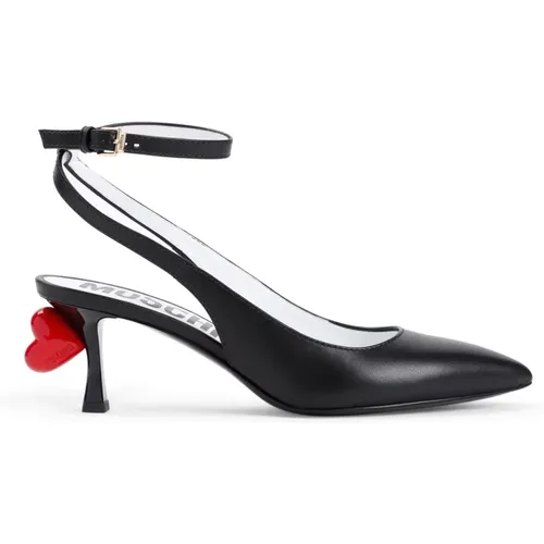 Elegante Nero Pump Schuhe , Damen, Größe: 40 EU - Moschino - Modalova