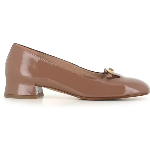 Heeled Square Toe Pumps , female, Sizes: 5 1/2 UK, 3 UK, 6 UK, 5 UK - DEL Carlo - Modalova