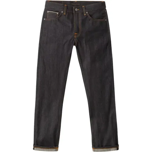 Gritty Jackson Dry Selvage Jeans , male, Sizes: W36, W31, W33, W32 - Nudie Jeans - Modalova