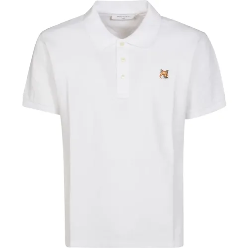 Classic Polo Fox Shirt , male, Sizes: S - Maison Kitsuné - Modalova