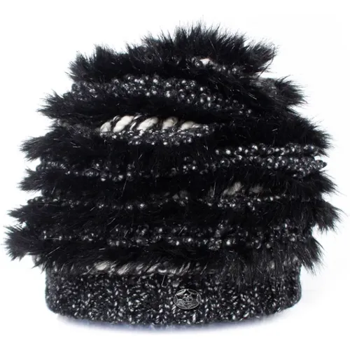 Pre-owned Cashmere fur fringe beanie , female, Sizes: ONE SIZE - Chanel Vintage - Modalova