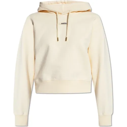 Hoodie mit Logo , Damen, Größe: S - Jacquemus - Modalova