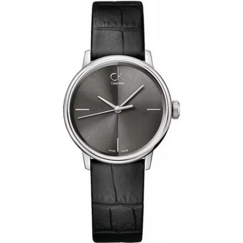 Dark Grey Quartz Women`s Watch , female, Sizes: ONE SIZE - Calvin Klein - Modalova