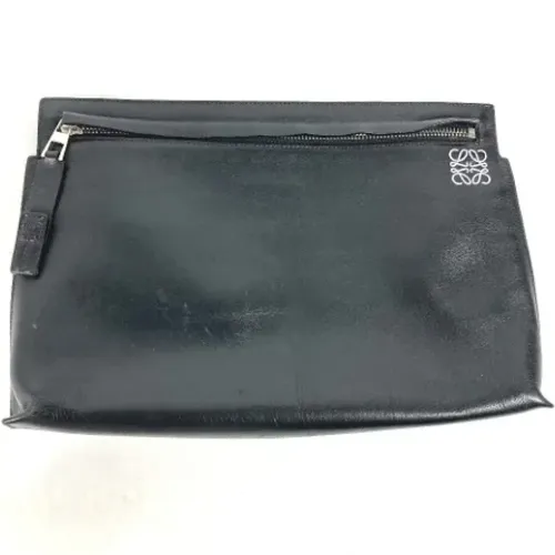 Pre-owned Leather clutches , unisex, Sizes: ONE SIZE - Loewe Pre-owned - Modalova