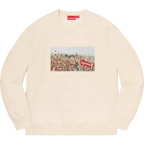 Limited Edition Aerial Crewneck Sweatshirt , male, Sizes: M, S, L - Supreme - Modalova