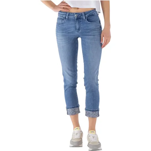Cropped Jeans , female, Sizes: W28 - Liu Jo - Modalova