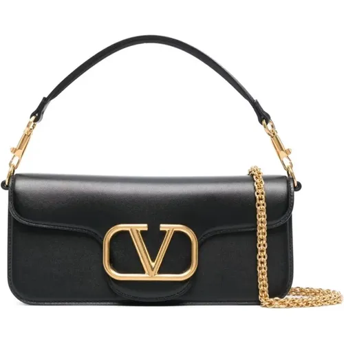 Leather Shoulder Bag , female, Sizes: ONE SIZE - Valentino Garavani - Modalova