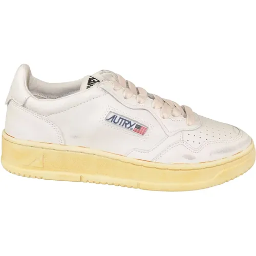 Stylish Leather Sneakers for Women , female, Sizes: 4 UK, 3 UK - Autry - Modalova