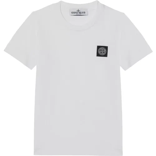 Kurzarm Rundhals T-Shirt - Stone Island - Modalova