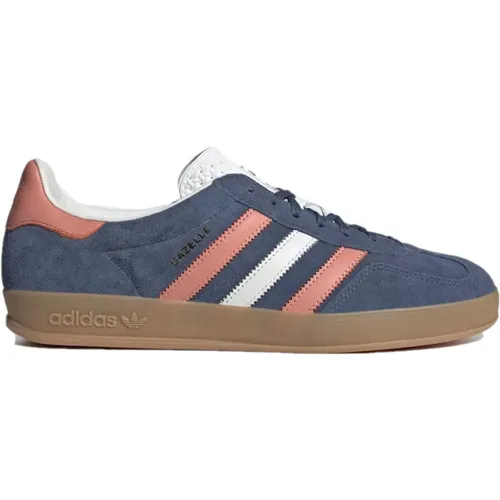 Gazelle Indoor Blaue Sneakers , Herren, Größe: 42 2/3 EU - adidas Originals - Modalova