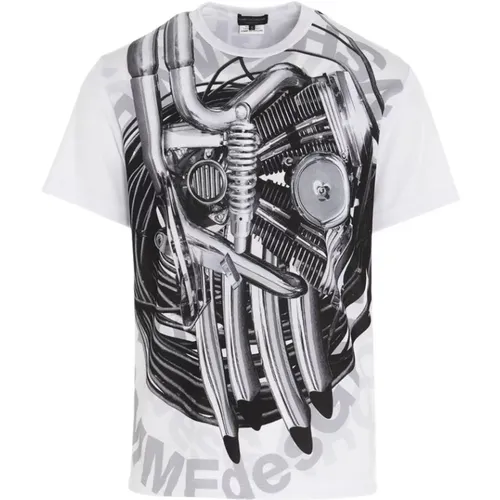 All-Over Print Tech Fabric T-Shirt - Comme des Garçons - Modalova