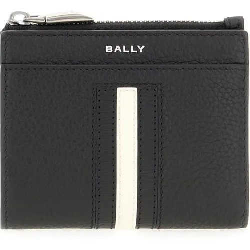 Leather Wallet Elevate Style Modern Man , male, Sizes: ONE SIZE - Bally - Modalova