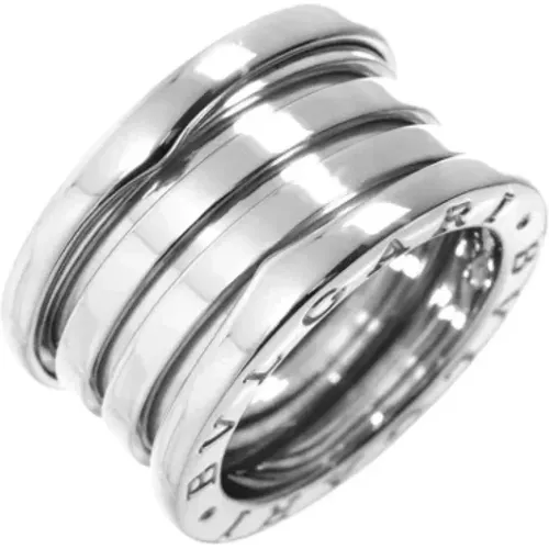 Pre-owned White Gold rings , female, Sizes: ONE SIZE - Bvlgari Vintage - Modalova