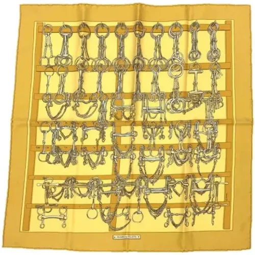 Pre-owned Silk scarves , female, Sizes: ONE SIZE - Hermès Vintage - Modalova