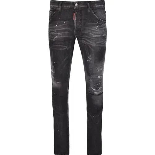 Schwarze Jeans Aw23 Herrenmode , Herren, Größe: L - Dsquared2 - Modalova