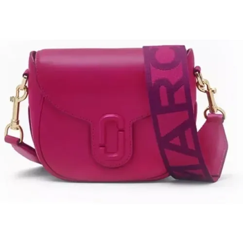 Fuchsia Mini Flap Bag , female, Sizes: ONE SIZE - Marc Jacobs - Modalova