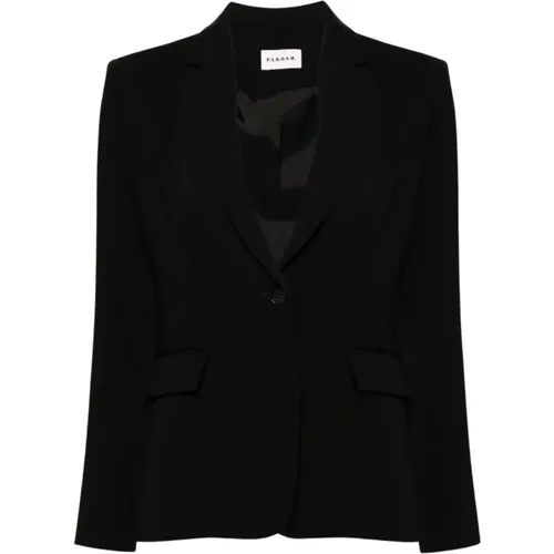 Schwarze Jacke 013 , Damen, Größe: M - P.a.r.o.s.h. - Modalova