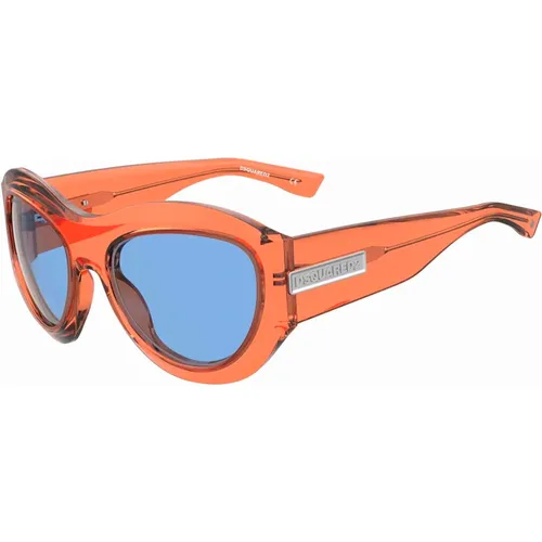 Blue Sunglasses D2 0072/S , male, Sizes: 59 MM - Dsquared2 - Modalova