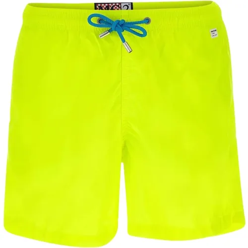 Fluorescent Men's Swimsuit , male, Sizes: L, M, S, XL - MC2 Saint Barth - Modalova