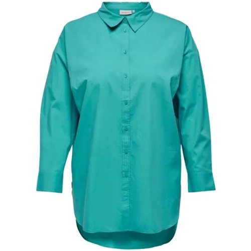 Stylish Shirt , female, Sizes: 3XL, 2XL, XL - Only Carmakoma - Modalova
