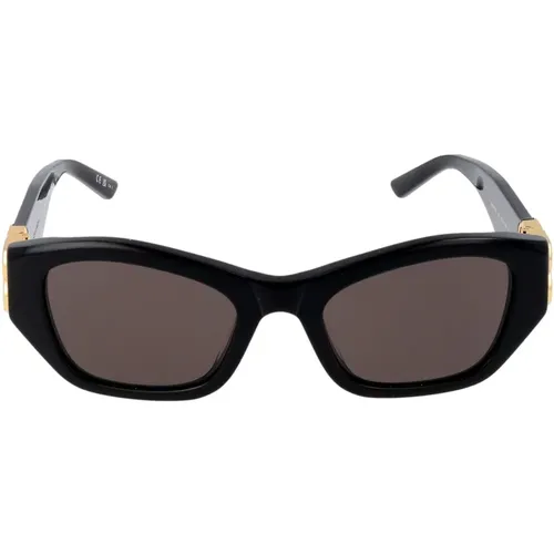 Stylische Sonnenbrille Bb0311Sk , Damen, Größe: 53 MM - Balenciaga - Modalova